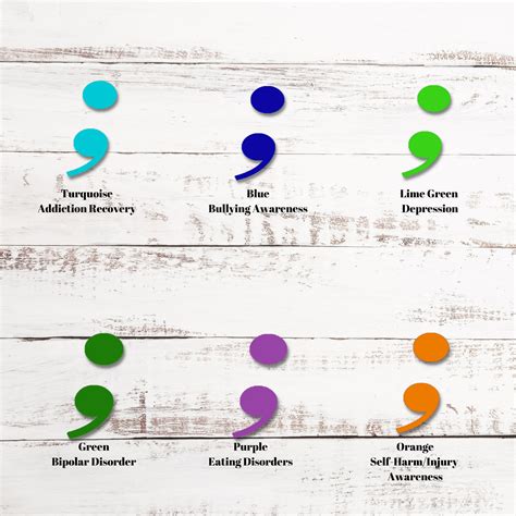 semicolon mental health awareness.
